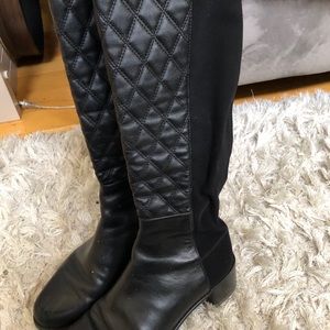 Stuart Weitzman Over the Knee Quilted Boots